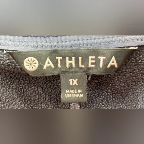 Athleta Fitted Victory Black and Gray Hoodie Jacket Size 1X MSRP $118 - Picture 4 of 5